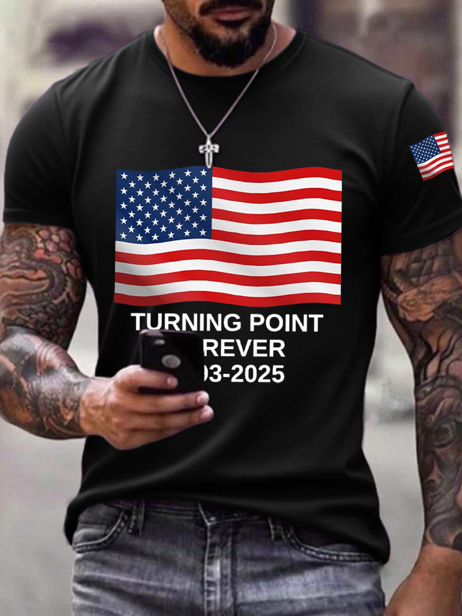 Charlie Kirk Freedom T-shirt Turning Point Forever 1993 2025 Turning Point 47 Merch - Liberish