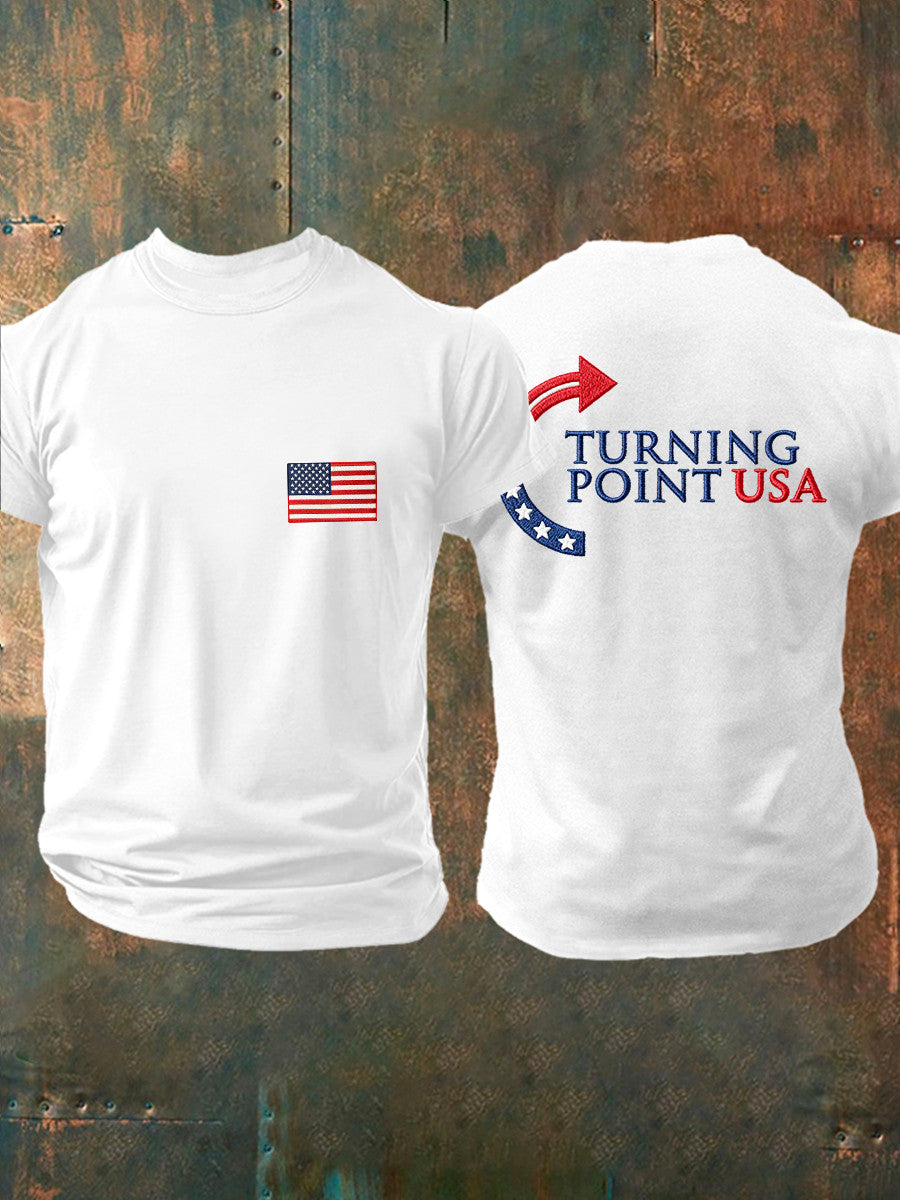 Charlie Kirk Freedom T-shirt Turning Point USA Best Tpusa Present For Proud Dad - Liberish