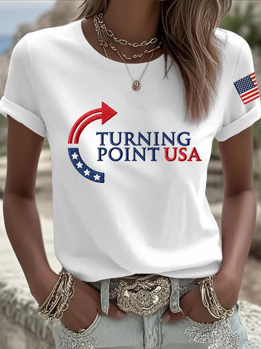 Charlie Kirk Freedom T-shirt Turning Point USA Turning Point Charlie Kirk Shirt - Liberish