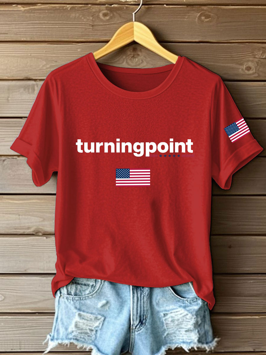 Charlie Kirk Freedom T-Shirt USA Turning Point Proud Charlie Kirk Liberty Wear - Liberish