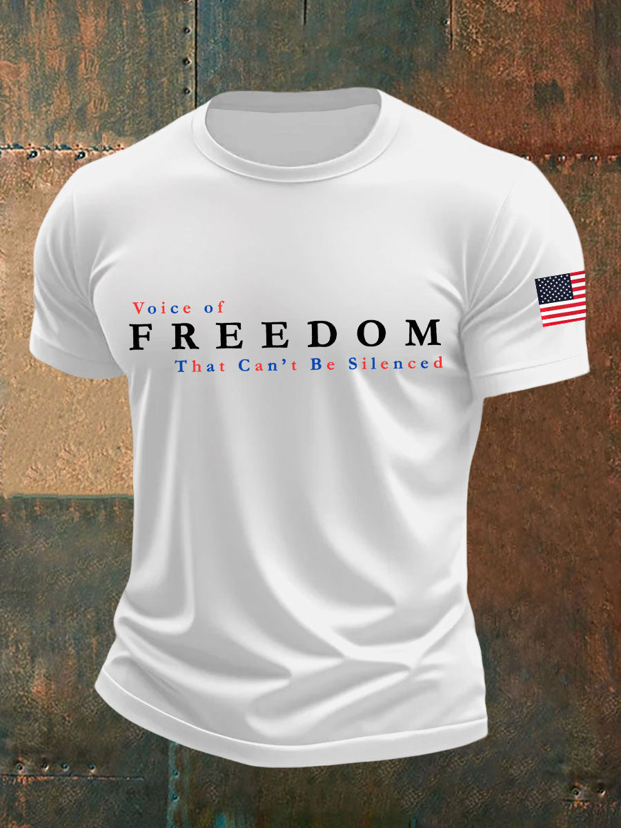 Charlie Kirk Freedom T-shirt Voice Of Freedom That Can_t Be Silenced Charlie Merchandise - Liberish