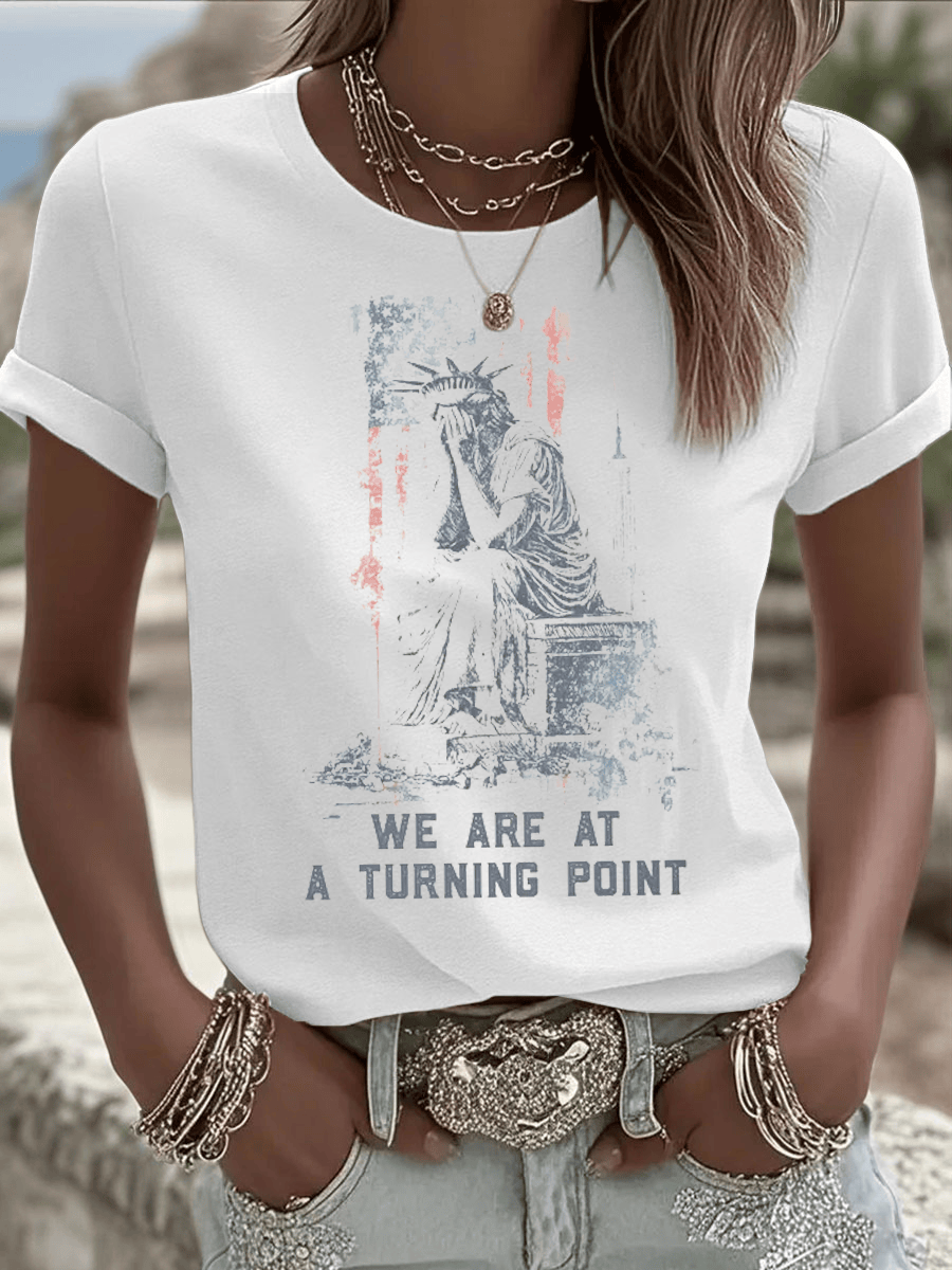 Charlie Kirk Freedom T-shirt We Are At Turning Point Turning Point USA Freedom Shirt - Liberish