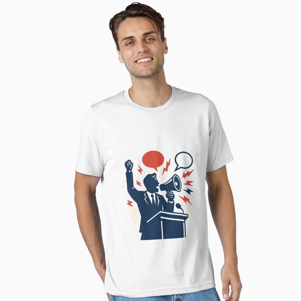 Charlie Kirk Merch Debate Chaos Political Art T-Shirt Gift For Patriots