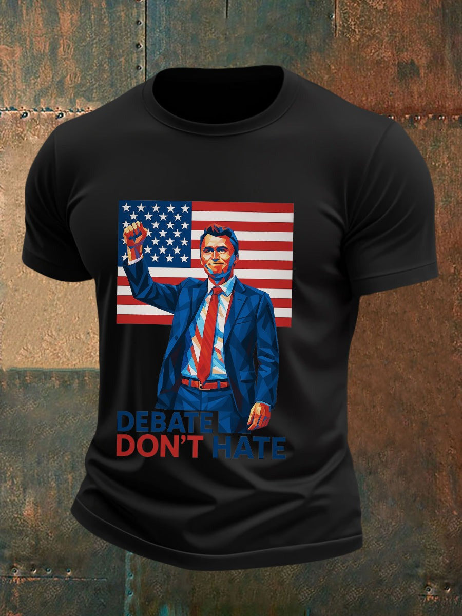 Charlie Kirk No Hate T-shirt Best Gift For America Lovers and Supporters - Liberish