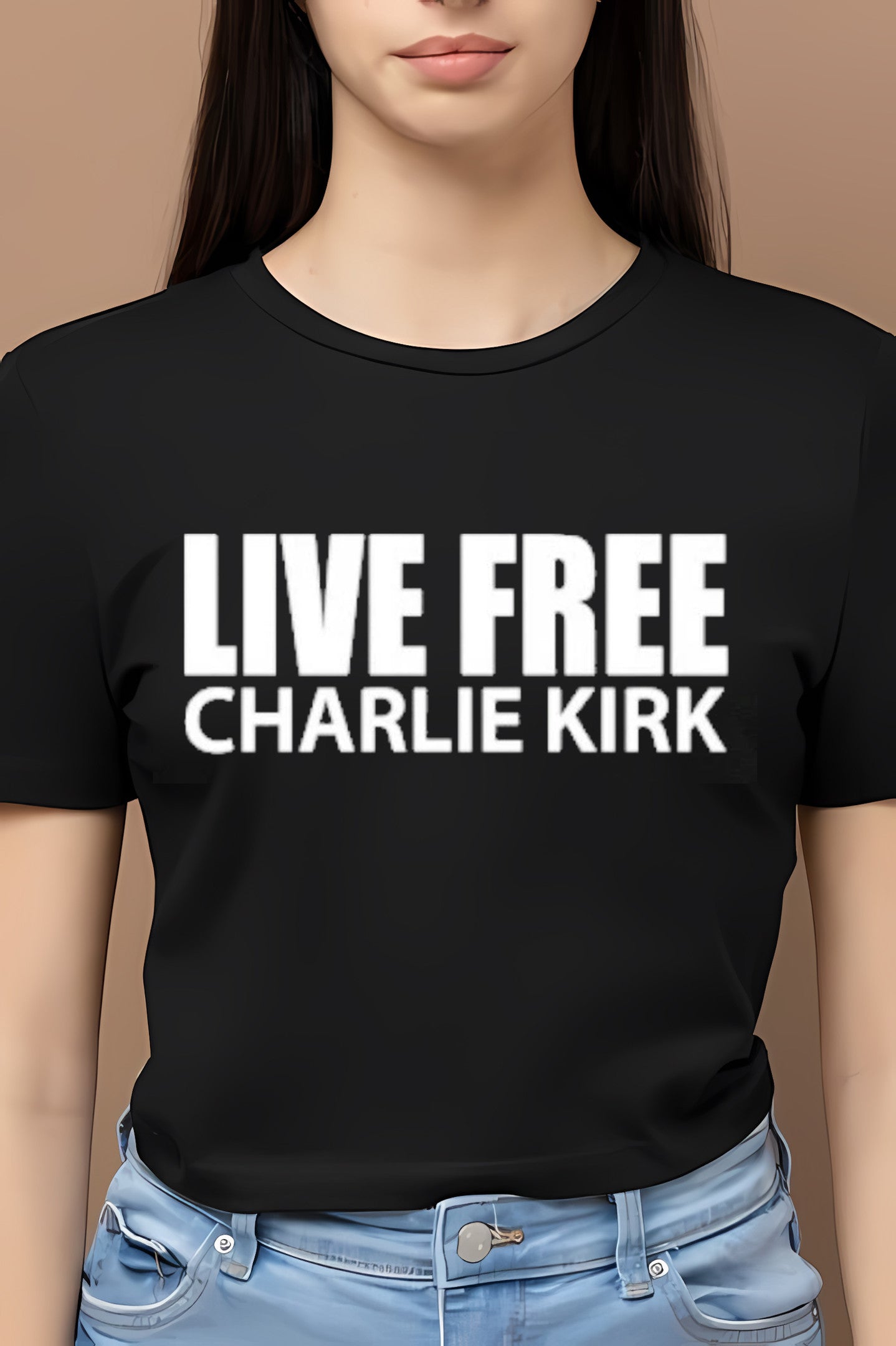 Charlie Kirk Shirt Live Free T-Shirt Turning Point Freedom Shirt Charlie Kirk Merch