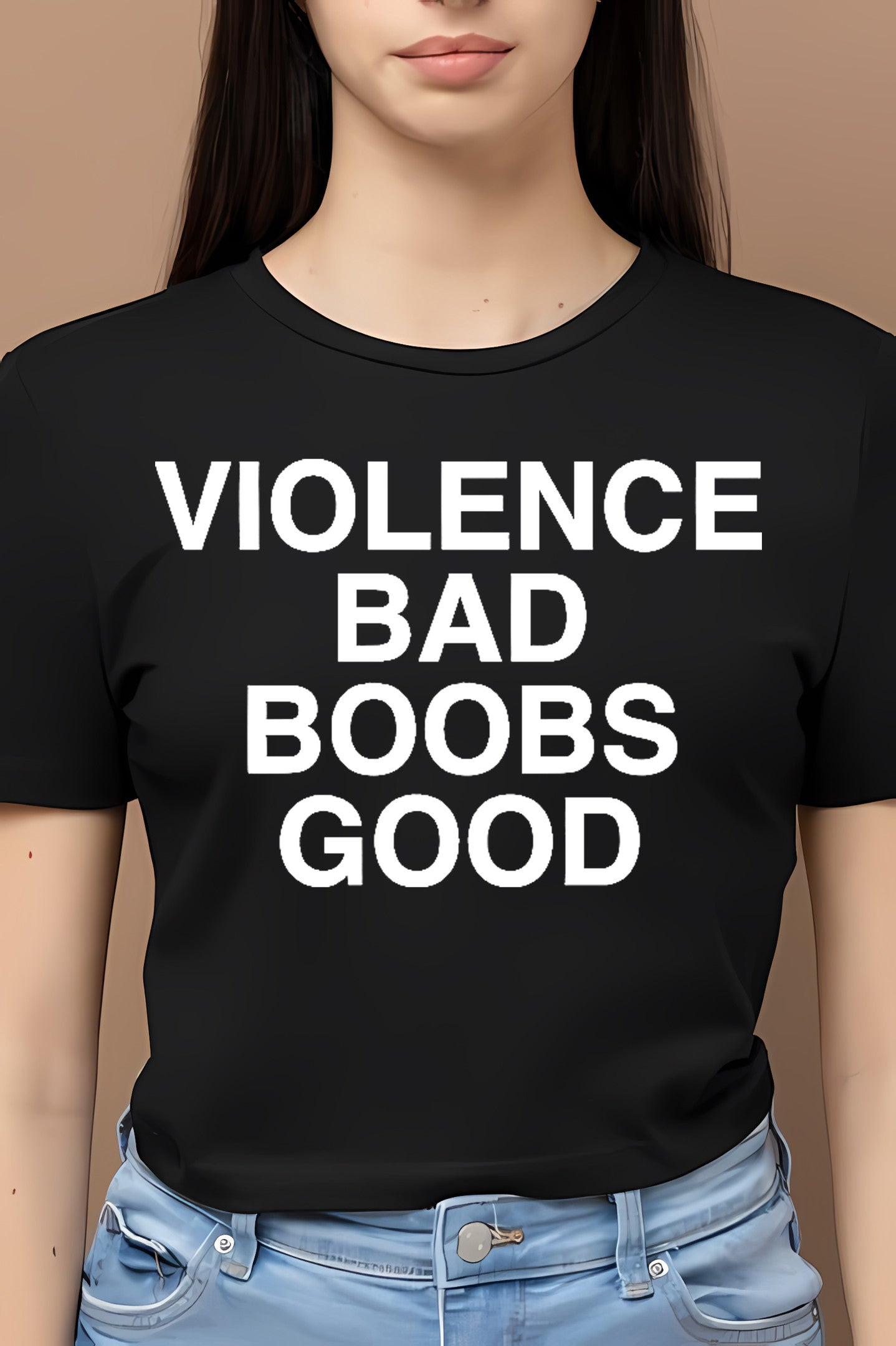 Charlie Kirk Shirt Violence Bad Boobs Good T-Shirt Charlie Kirk Merch