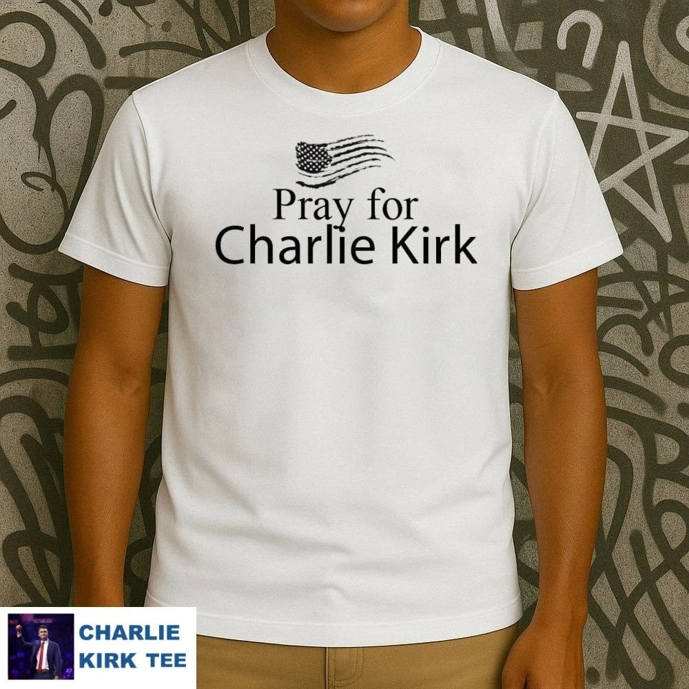 Charlie Kirk Shooters Shirt Pray For Charlie Kirk T-Shirt Memorial Gifts