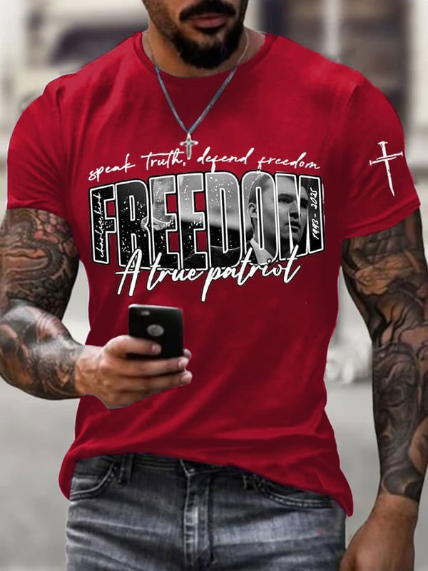 Charlie Kirk Speak Truth Defend Freedom T-Shirt Best Gift For America Supporters - Liberish