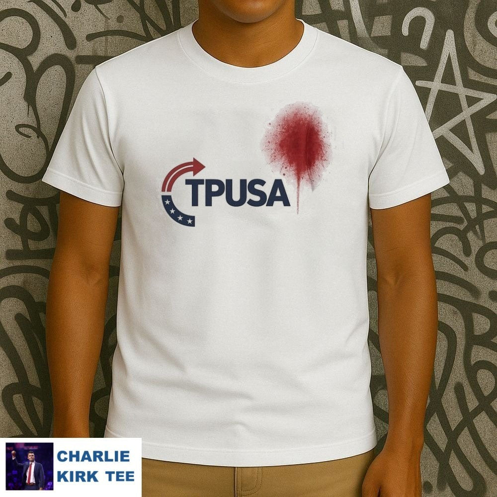 Charlie Kirk T-Shirt TPUSA RIP Charlie Kirk Merch Gifts For Supporters