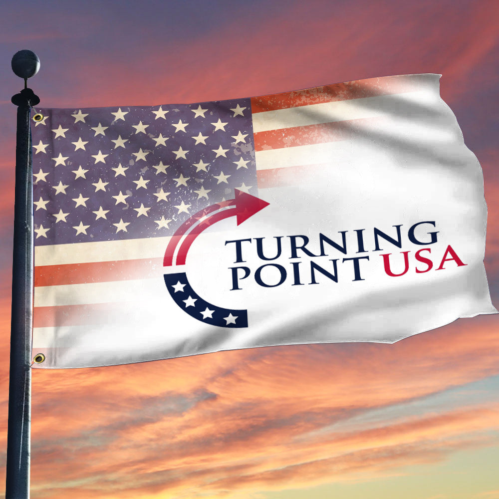 Charlie Kirk Turning Point Flag Turning Point USA Best Commemorative Flag Gifts - Liberish