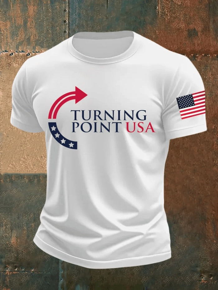 Charlie Kirk Turning Point USA T-Shirt TPUSA Merch Apparel For Conservative Patriots