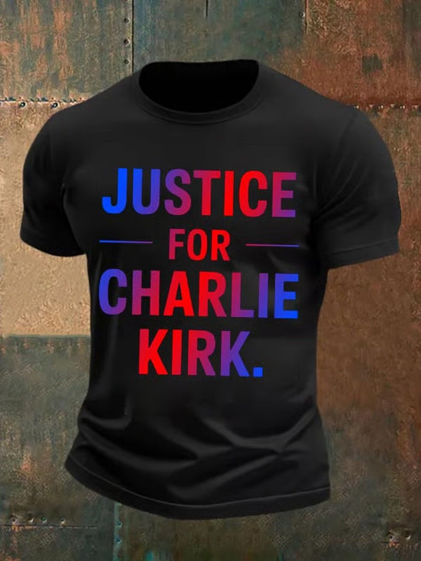 Charlie Kirk Turning Point USA Trump Commemorative T-Shirt Best Gift For America Supporters - Liberish