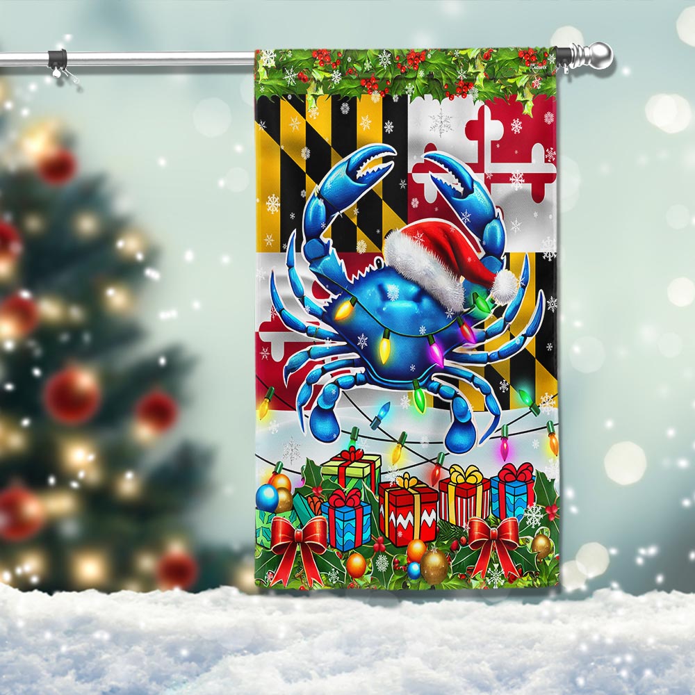 Christmas Crab Maryland Blue Crab Christmas Maryland Flag Christmas 2025 - Liberish