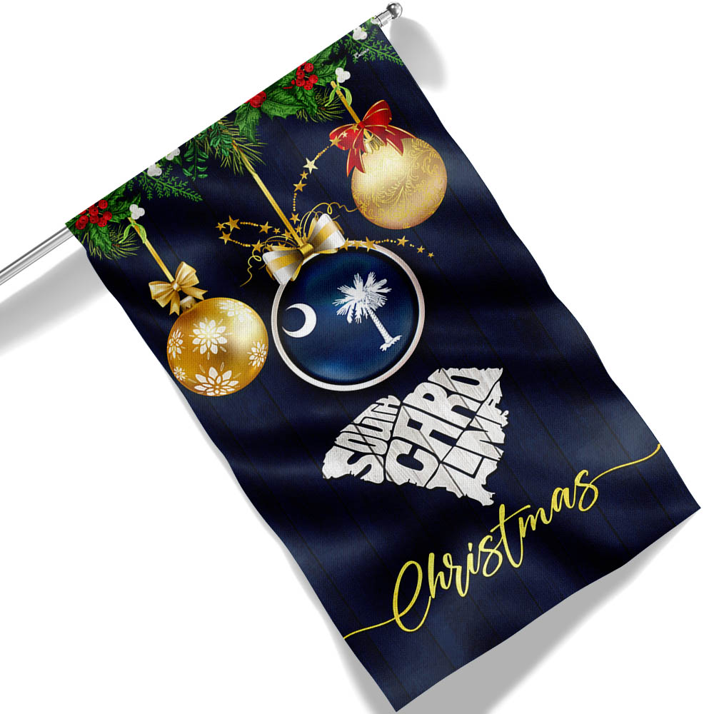 Christmas In South Carolina Flag - Liberish