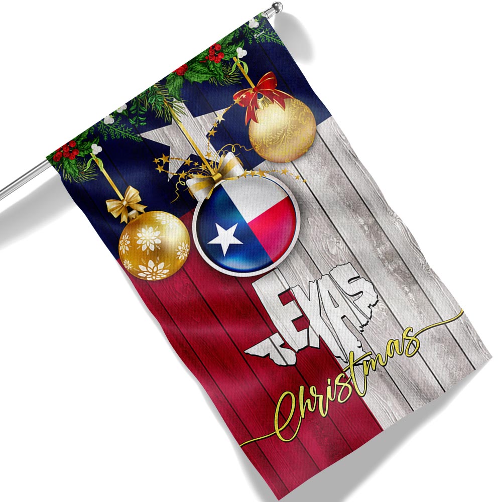 Christmas In Texas Flag - Liberish