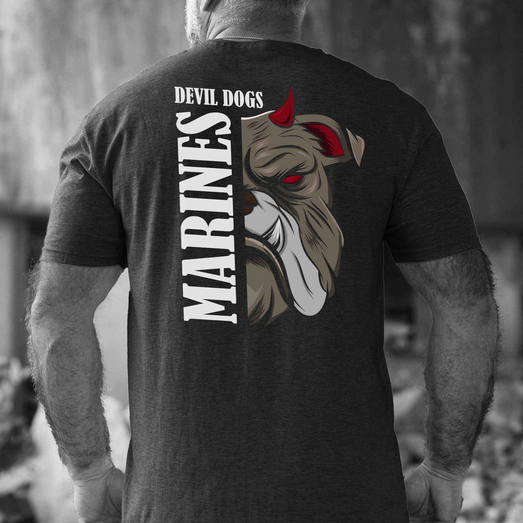 Devil Dog 1775 Marines Shirt US Marine Corps T-Shirt Gifts For Patriots - Liberish