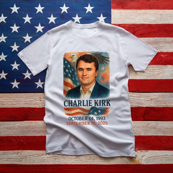 Eagle Patriotic Charlie Kirk T-Shirt October Tribute 14 1993 Patriotic Gifts