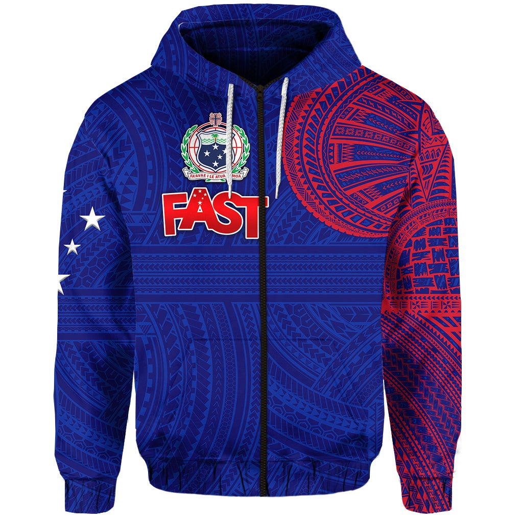 Samoa FAST Party Zip Hoodie Original Style LT8