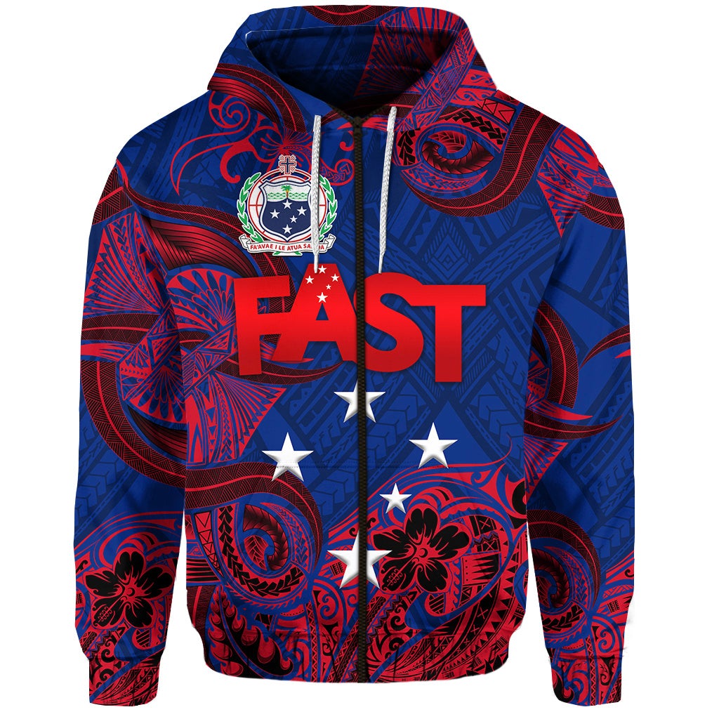 Samoa FAST Party Zip Hoodie Unique Style NO.2 LT8
