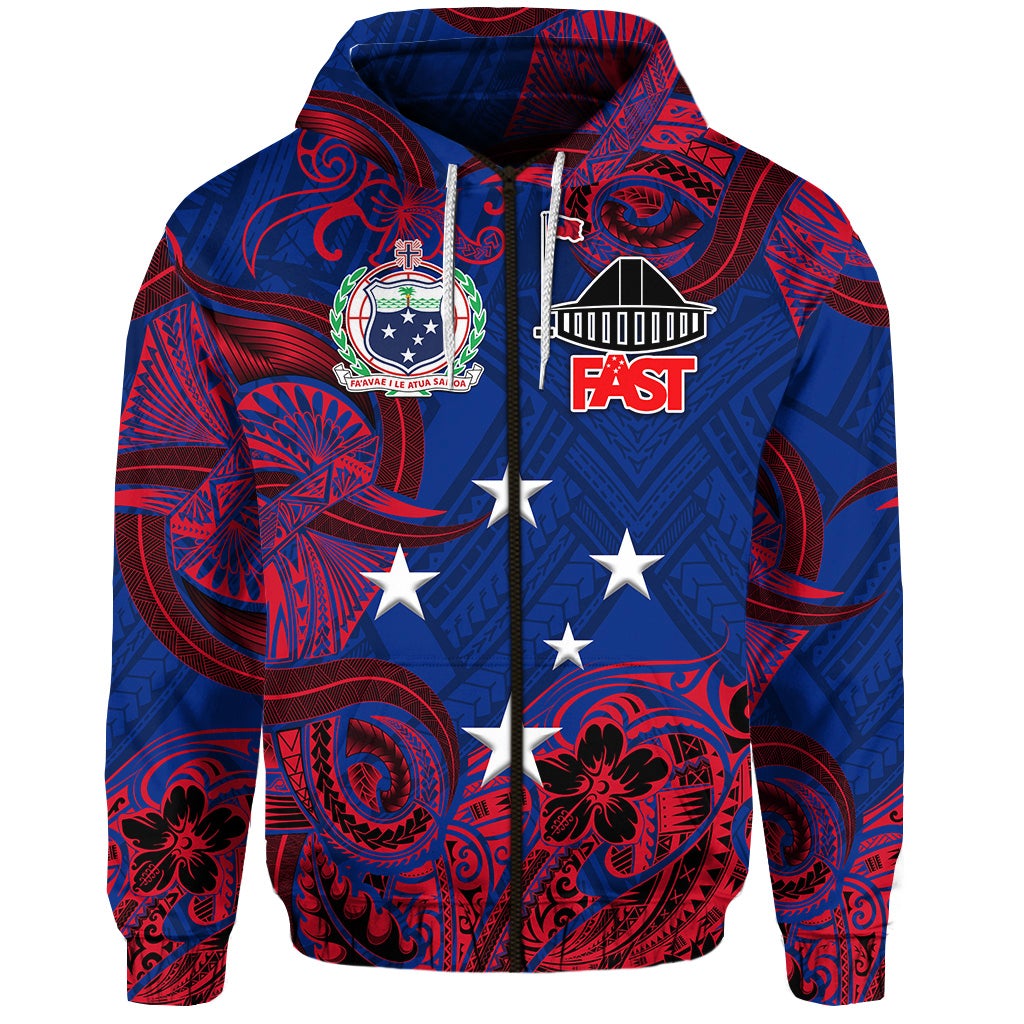 Samoa FAST Party Zip Hoodie Unique Style NO.1 LT8