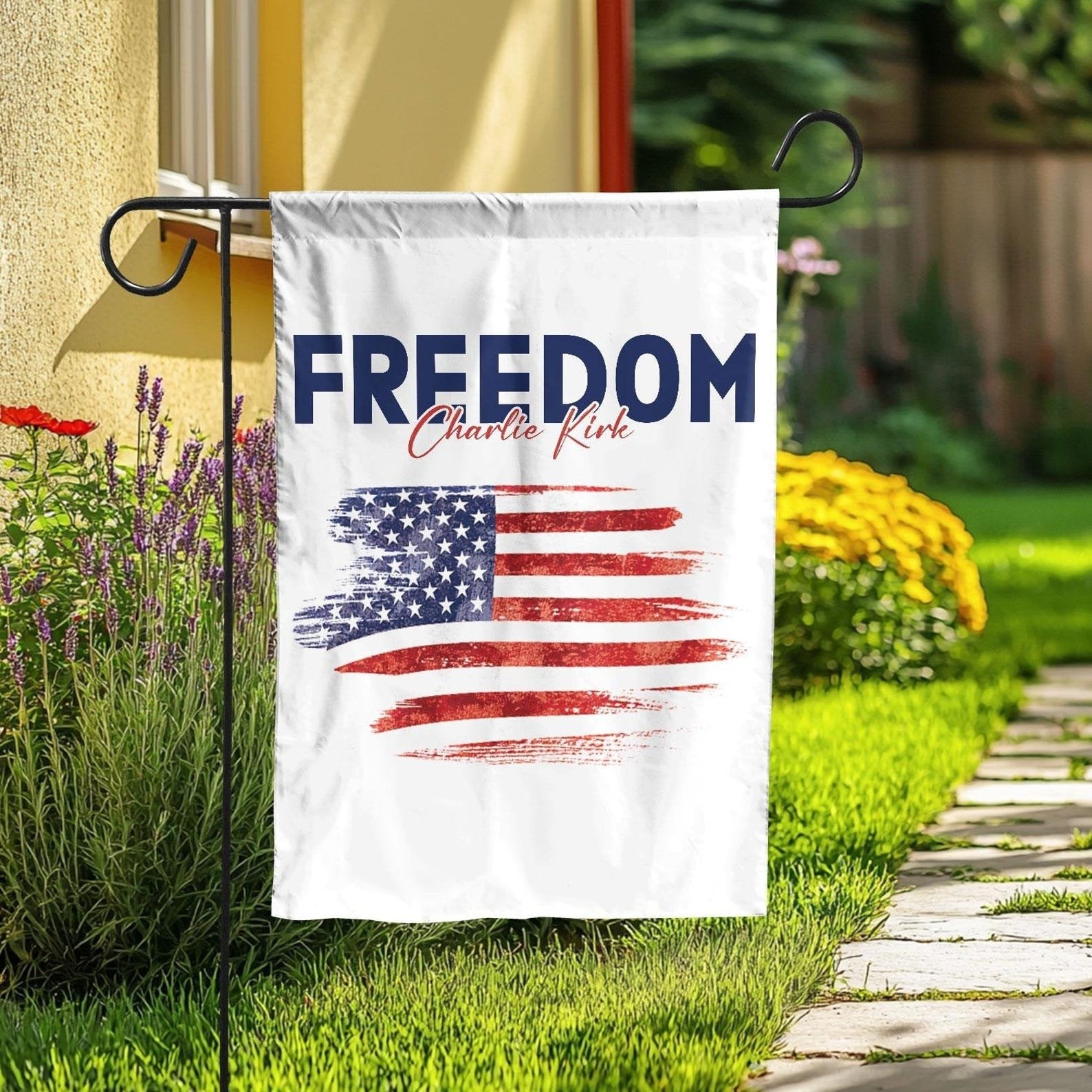Freedom Charlie Kirk American Flag Rest In Peace Charlie Kirk Merch Gifts For Patriots