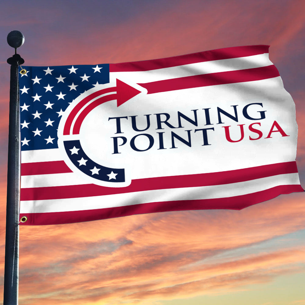Freedom Charlie Kirk Merch Flag Turning Point USA Best Charlie Kirk Proud Displaying - Liberish