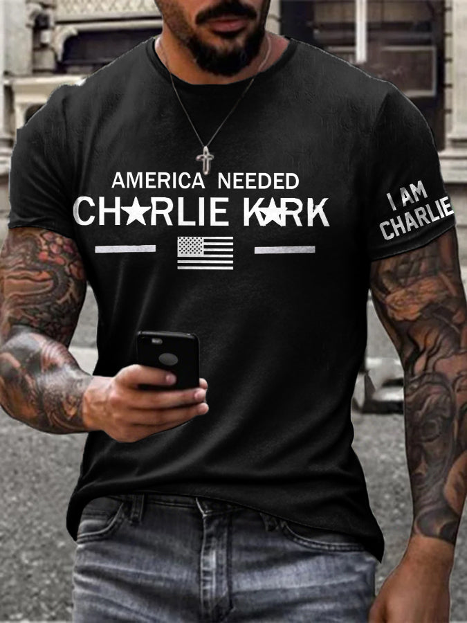 Freedom Charlie Kirk T-Shirt America Needed Charlie Kirk 47 Memorial Charlie Kirk Apparel - Liberish