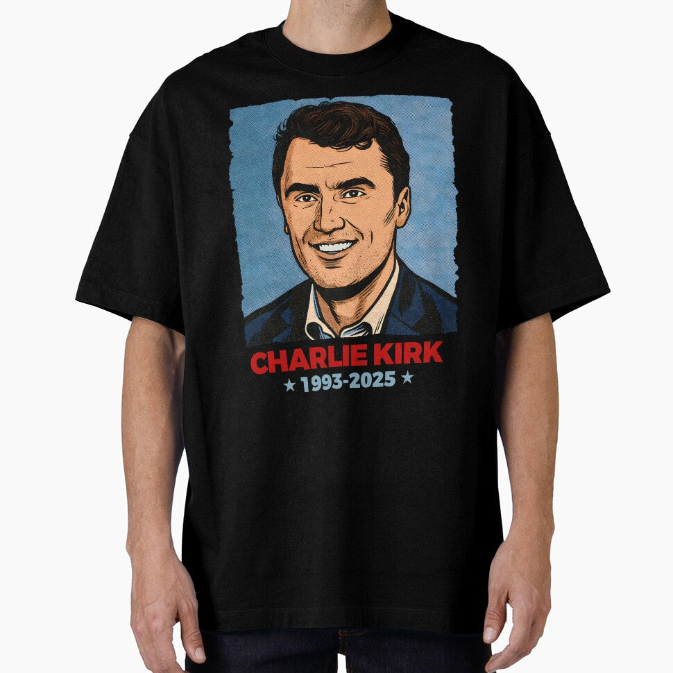 Freedom Charlie Kirk T-shirt Charlie Kirk Potrait Unique Gifts For Patriotic Supporters - Liberish