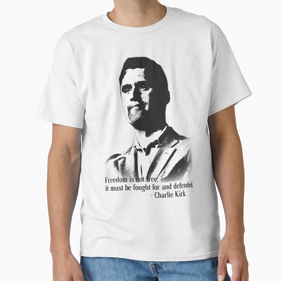 Freedom Charlie Kirk T-shirt Charlie Kirk Quote Graphic Unique Idea Present For Supporters - Liberish