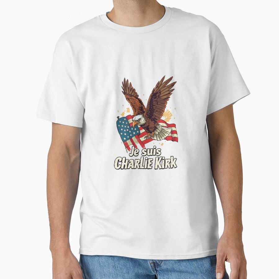 Freedom Charlie Kirk T-shirt Je Suis Charlie Kirk Classic Best Gifts For Charlie Fans - Liberish