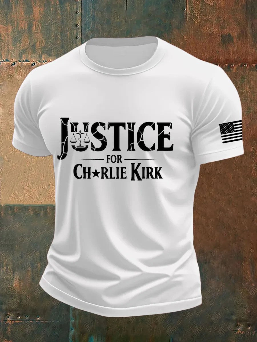 Freedom Charlie Kirk T-Shirt Justice For Charlie Kirk 47 Proud Charlie Kirk Merch - Liberish