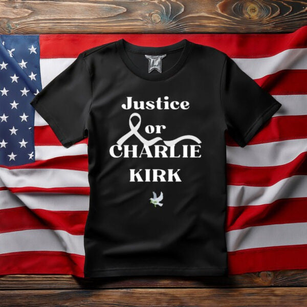 Freedom Charlie Kirk T-Shirt Justice For Charlie Kirk RIP Tribute Gifts For Republican Supporters