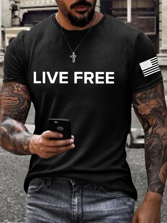 Freedom Charlie Kirk T-Shirt Live Free Charlie Kirk 47 Proud CK Apparel - Liberish