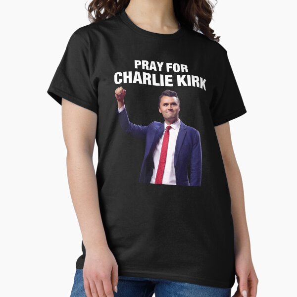 Freedom Charlie Kirk T-shirt Pray For Charlie Kirk Classic T-Shirt Best Patriotic Merch - Liberish