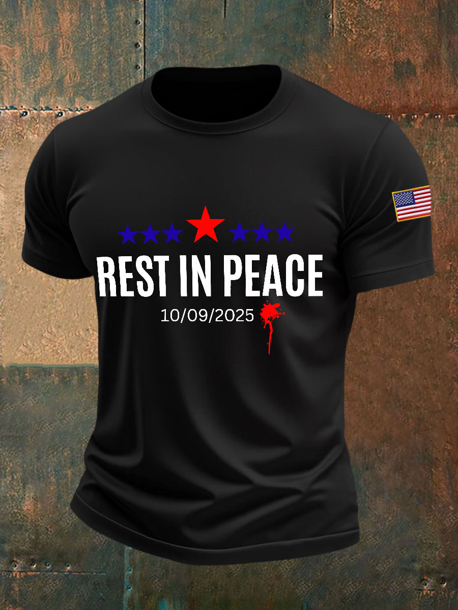 Freedom Charlie Kirk T-Shirt Rest In Peace 2025 Charlie Kirk 45 47 Proud CK Apparel - Liberish