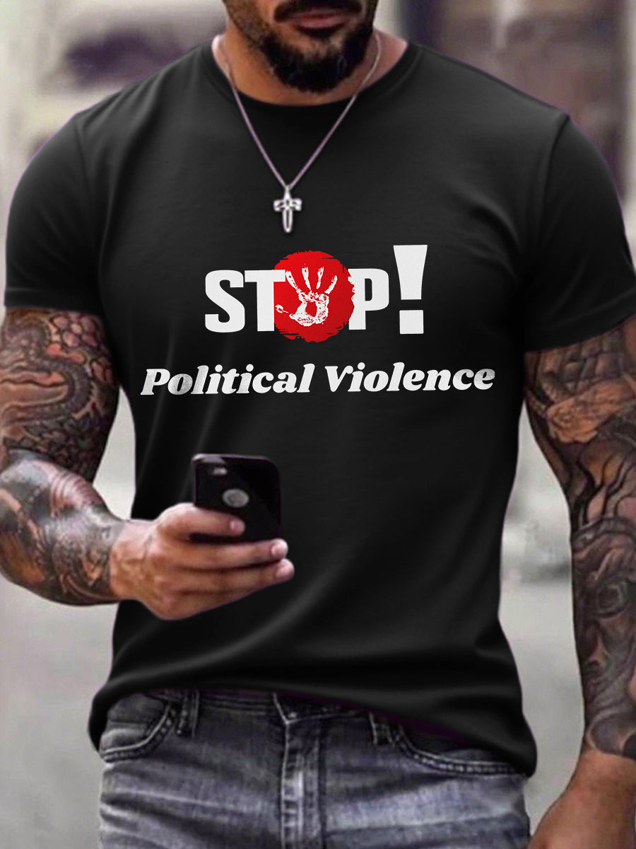 Freedom Charlie Kirk T-Shirt Stop Political Violence Charlie Kirk 47 Unique Charlie Apparel - Liberish
