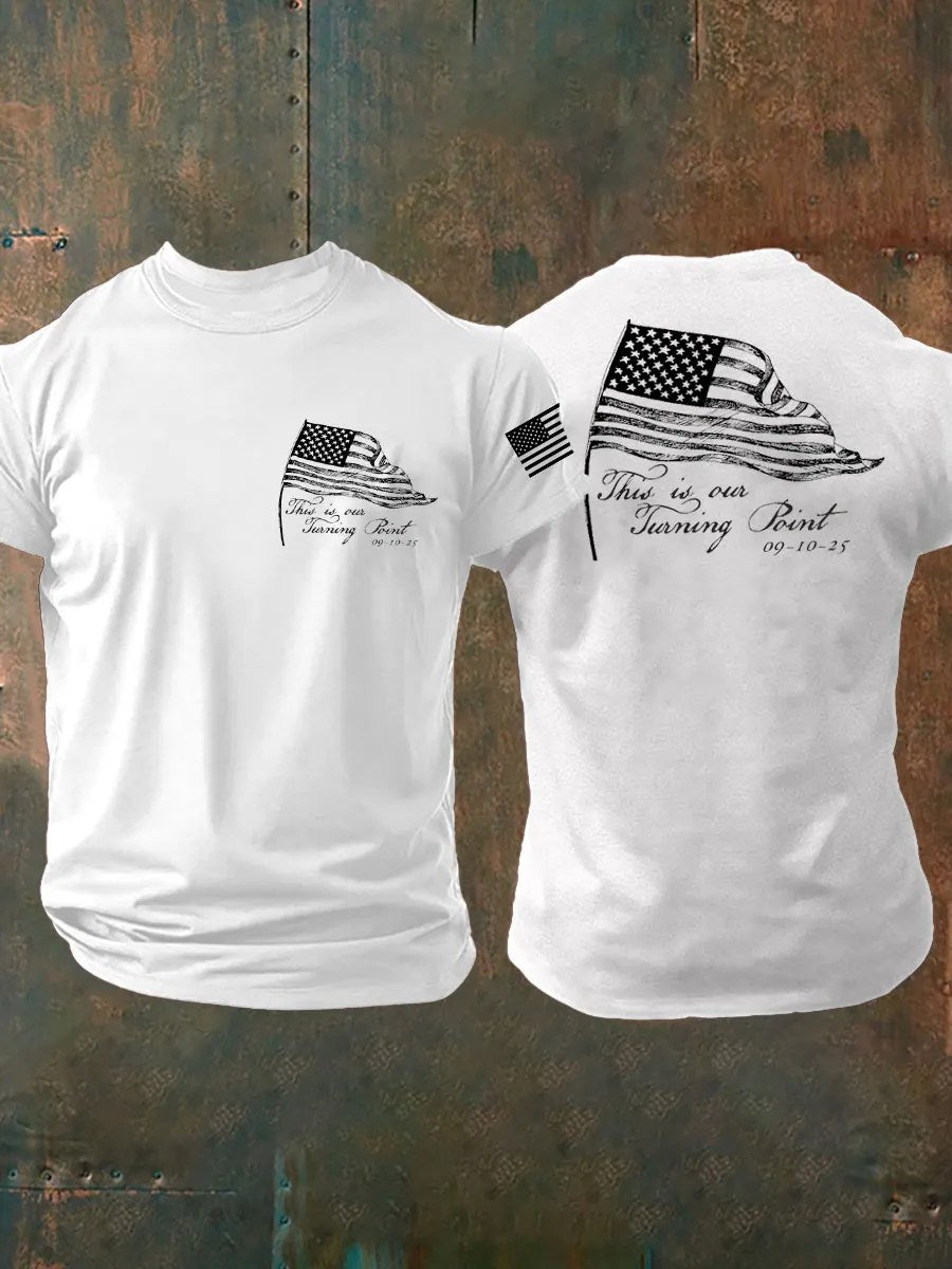 Freedom Charlie Kirk T-Shirt This Is Our Turning Point Charlie Kirk 47 Charlie Kirk Clothing - Liberish