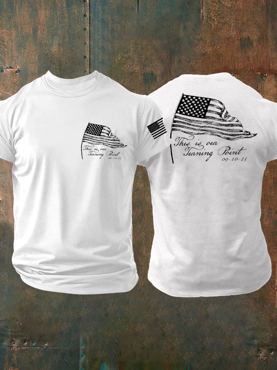 Freedom Charlie Kirk T-Shirt This Is Our Turning Point Charlie Kirk 47 Charlie Kirk Clothing - Liberish