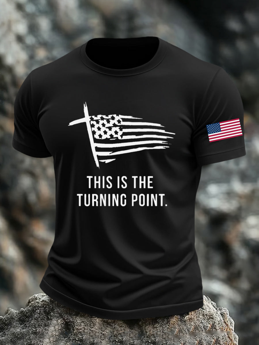 Freedom Charlie Kirk T-Shirt This Is The Turning Point Charlie Kirk 47 Supporter Clothing - Liberish