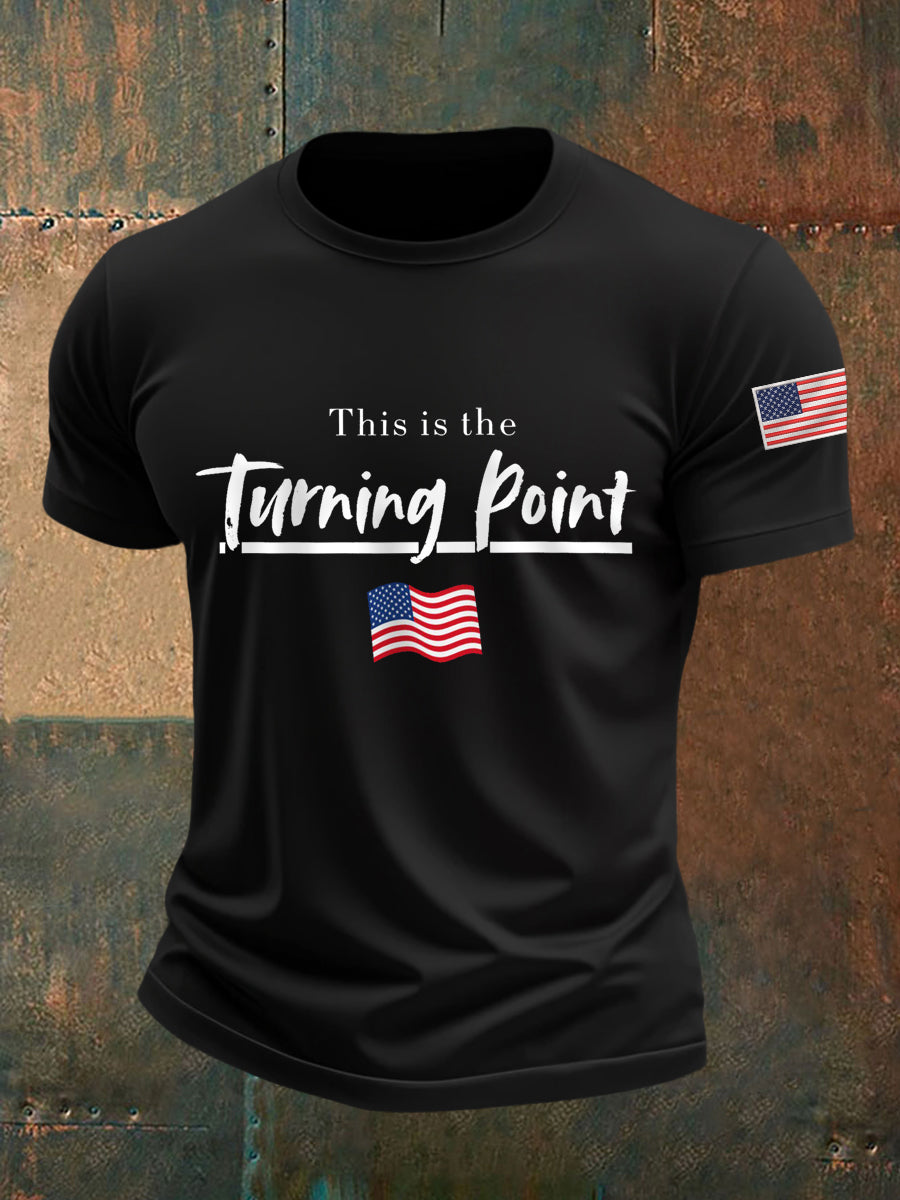 Freedom Charlie Kirk T-Shirt This Is The Turning Point Charlie Kirk 47 Supporters Clothing - Liberish