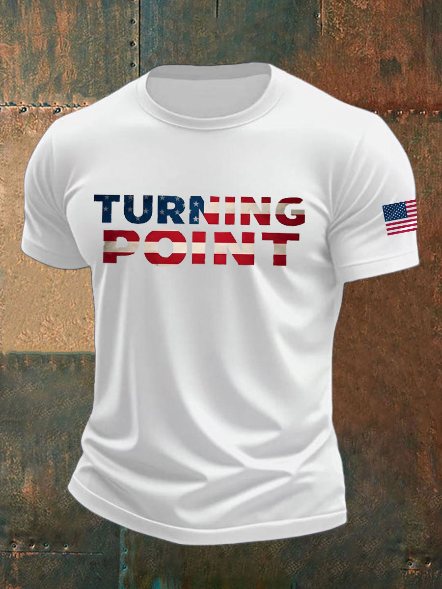 Freedom Charlie Kirk T-Shirt Turning Point Charlie Kirk 47 Best Charlie Kirk Clothing - Liberish