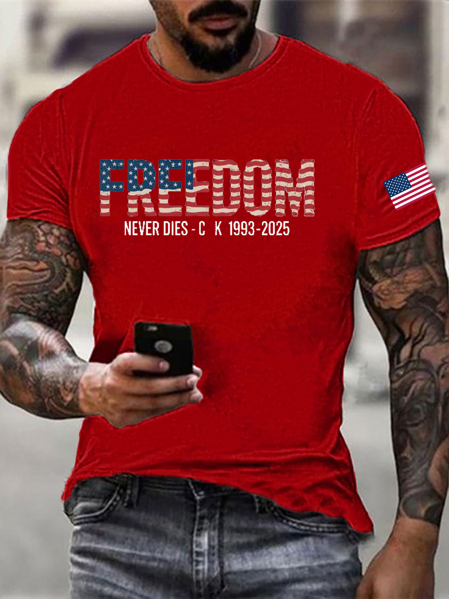 Freedom imitation T-Shirt Charlie Kirk Memorial Shirt