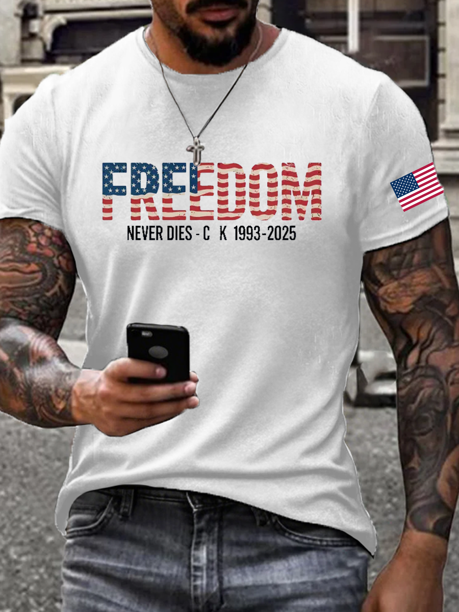 Freedom imitation T-Shirt Charlie Kirk Memorial Shirt