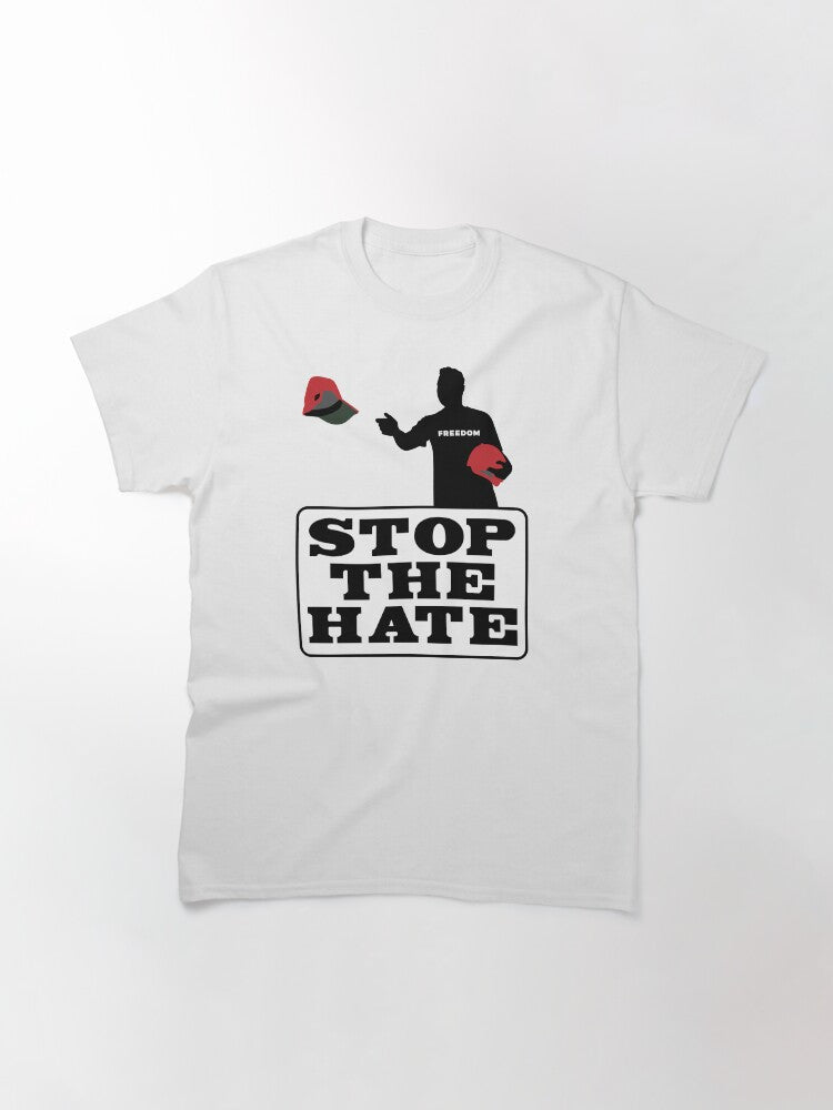 Freedom Stop The Hate T-Shirt RIP Charlie Kirk In Loving Memory Gifts For Patriots