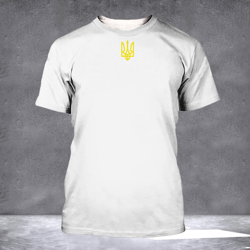 Zelensky Sweatshirt Ukrainian Trident Symbol Zelensky Green Sweatshirt