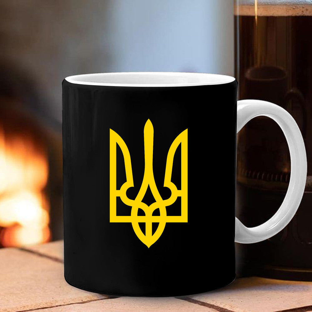 Zelensky Sweatshirt Ukrainian Trident Symbol Zelensky Green Sweatshirt