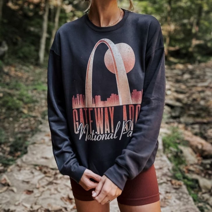 Gateway Arch National Park Sweatshirt Gift For Wife