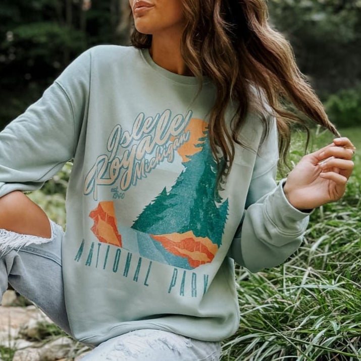 Isle Royale National Park Sweatshirt Gift For Wife