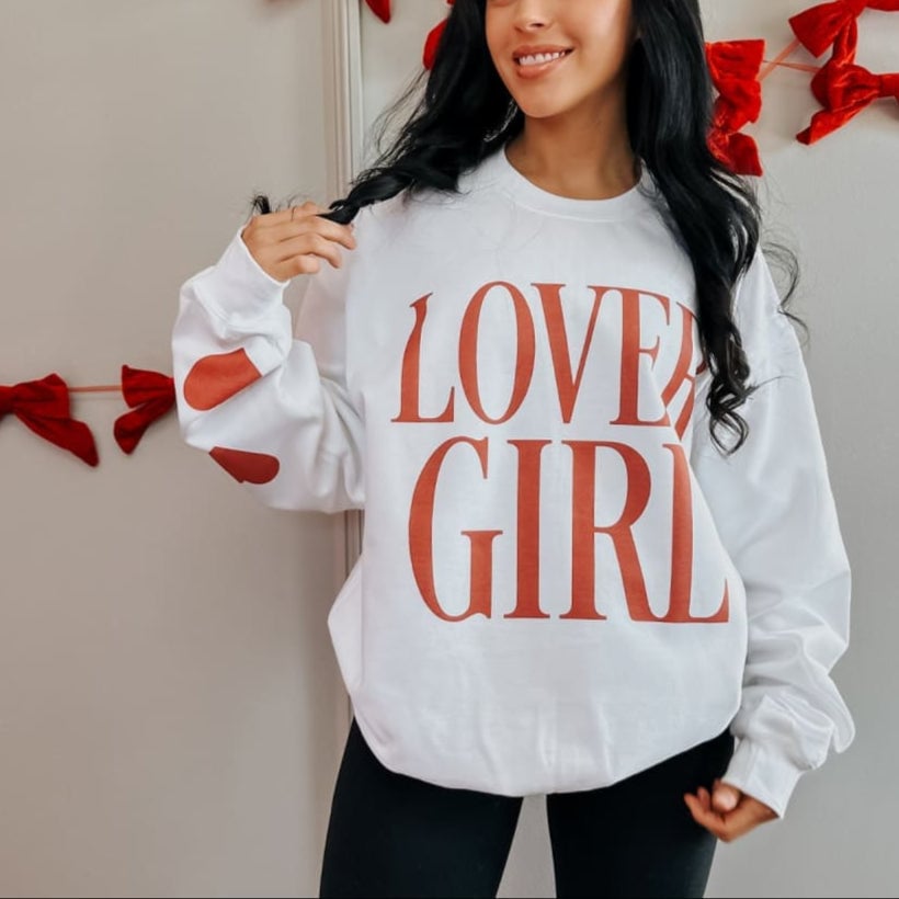 Lover Girl Sweatshirt Gift For Wife