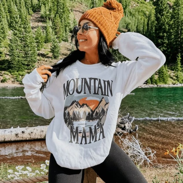 Mountain Mama Sweatshirt Gift For Wife
